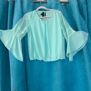 Turquoise blouse - M